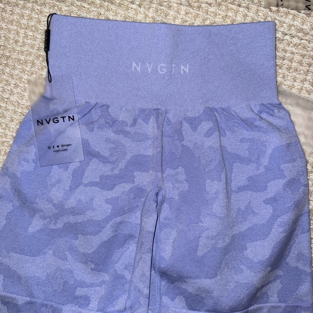 NVGTN periwinkle Camo shorts